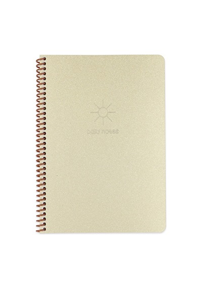 3 Adet Keskin A4 80 Yaprak Çizgili Spiralli Glitter Defter