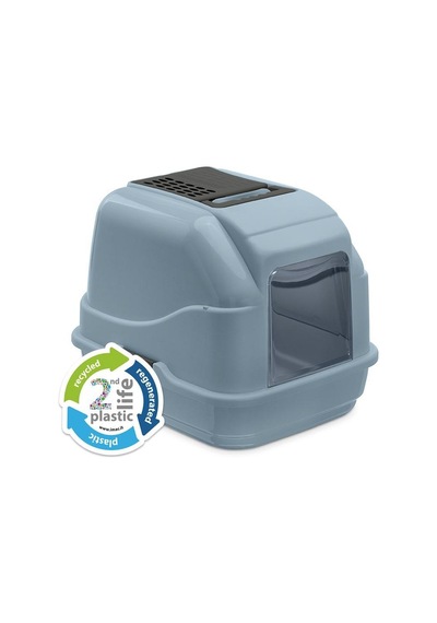 Imac Easy Cat 2nd Lıfe Kapalı Kedi Tuvaleti Mavi 50x40x40cm