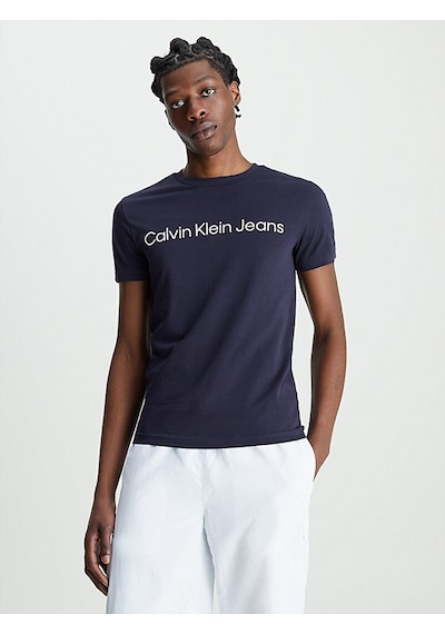 Calvin Klein Calvın Kleın Erkek T-shırt J30j322552-chw Lacivert