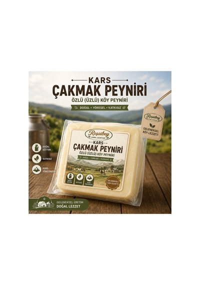 Reşatbey Kars Çakmak Peyniri Özlü- Üzlü Köy Peyniri 1000 Gr