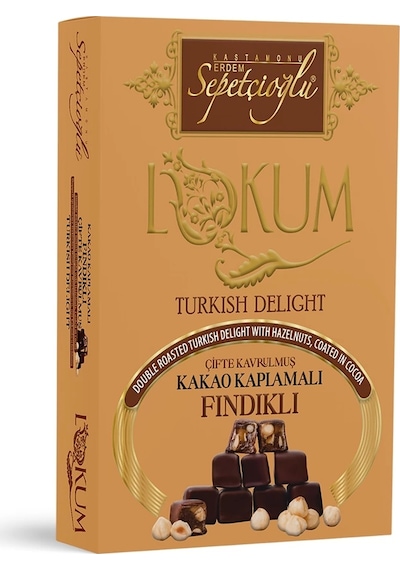 Erdem Sepetçioğlu Kakao Kaplamalı Fındıklı Çifte Kavrulmuş Lokum 200 G