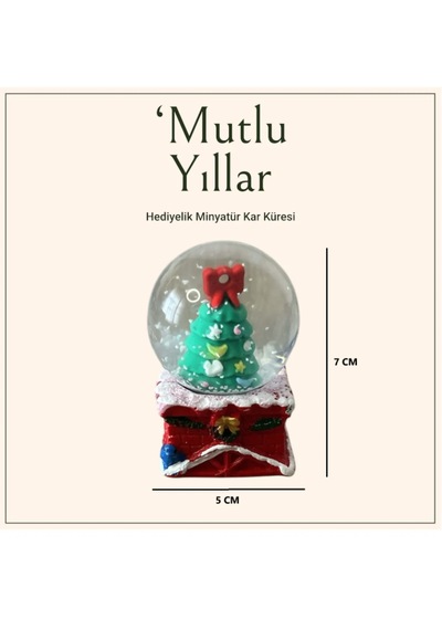 Yeni Yıla Özel Masaüstü Kar Küresi