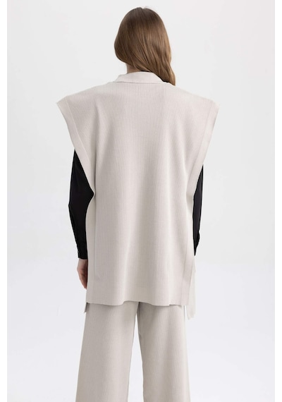 Defacto Regular Fit Süveter Y1323AZ23AUGR445 Gri