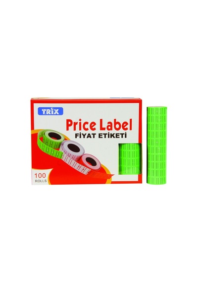 Etiketi- Yeşil- 100'lü