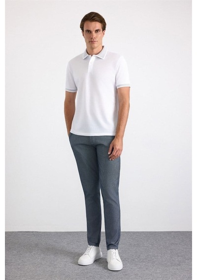Süvari Beyaz Regular Düz Baskısız Pike Polo Yaka Tişört Sts1014000007-bey