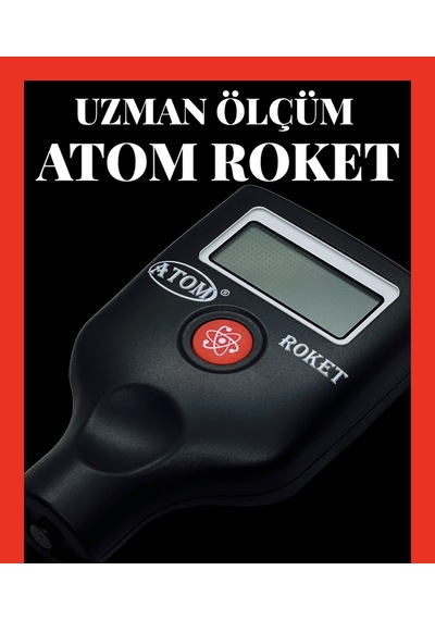 Atom Roket Boya Ölçüm Cihazı Boya Ölçer Boya Tets Cihazı Ölçüm Ci