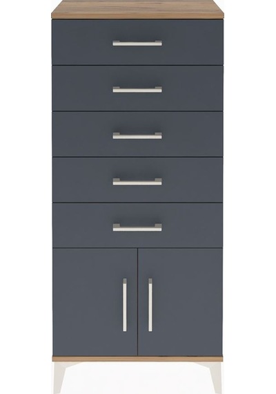 Arges Dolap 5 Raflı 2 Kapaklı 60x30x134 Çam-antrasit Çam Arges Dolap 5 Raflı 2 Kapaklı 60x30x134 Çam-antrasit Çam
