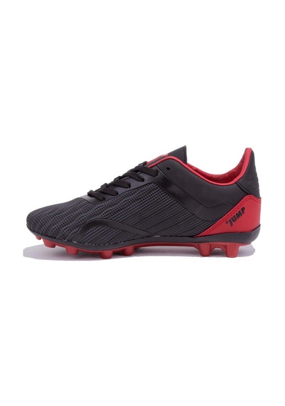 Jump 25850 Siyah Kırmızı Krampon Erkek Futbol Ayakkabı 001