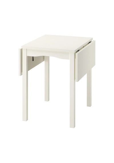 Ikea Beyaz Şık Yemek Masası - Katlanır Mutfak Masası
