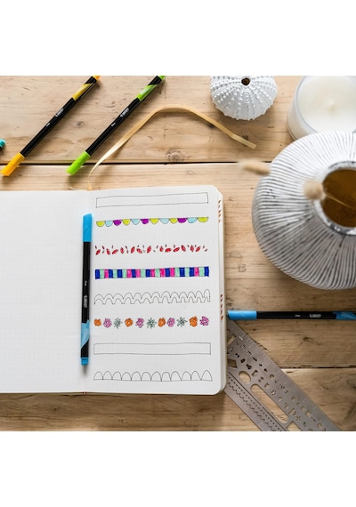 Intensity Fine Liner İnce Uçlu Mavi Keçeli Kalem 12'li Kutu, 0.4 Mm İnce Kalınlıkta Uç, Su Bazlı Mürekkep