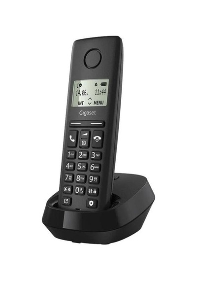 Powermaster Gigaset Pure 100 Siyah Dect Telsiz Telefon - 14 Saat Konuşma 50 Kişilik Rehber Kapasitesi