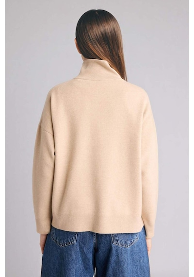 Defacto Oversıze Polo Yaka Kazak H2329ax26spbg474 Bej-bg474