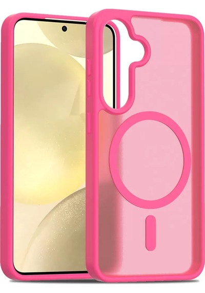Joko Samsung Galaxy S25 Jota Magsafe Kapak - Rose Pembe
