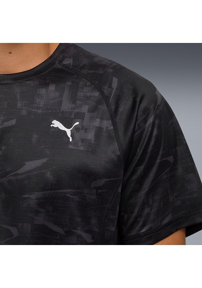 Puma Run Velocity Aop Erkek Tişört C-pum527603p01p01 SIYAH