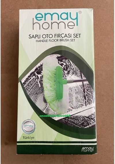 Emy Lüx Oto Fırçası Portatif Oto Yıkama Fırçası Paslanmaz Saplı 5pcs
