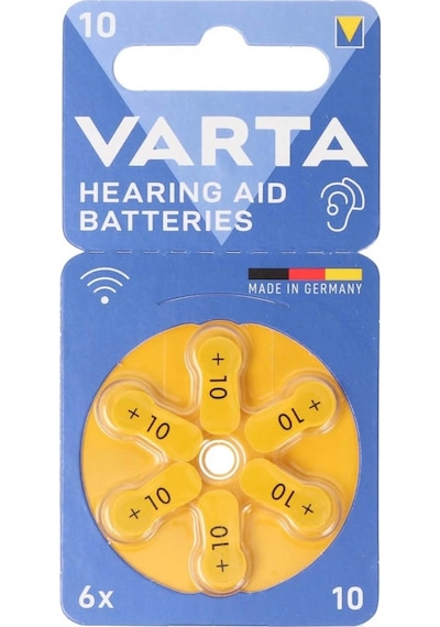 Varta 10 No Kulaklık Ve İşitme Cihazları Pili 6'lı Paket