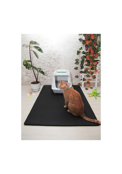 75x110 Cm Si Yah Kedi Tuvaleti Önü Paspasi Kedi Kumu Paspasi