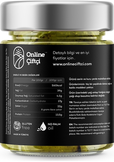 Karlıoğlu Antep Fıstığı Kreması Premium 200 G