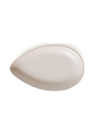Keramika Mat Beyaz Serenity Kayık Tabak 24 Cm 2 Adet 022 Beyaz