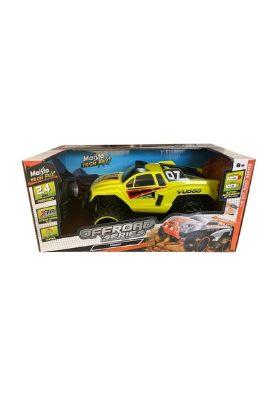 Off Road Serisi Vudoo Kumandalı Araba 1/16 Sarı
