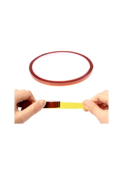Isıya Dayanıklı Poliimid Bant 5mm X 30 Metre Devre Maskeleme Bandı