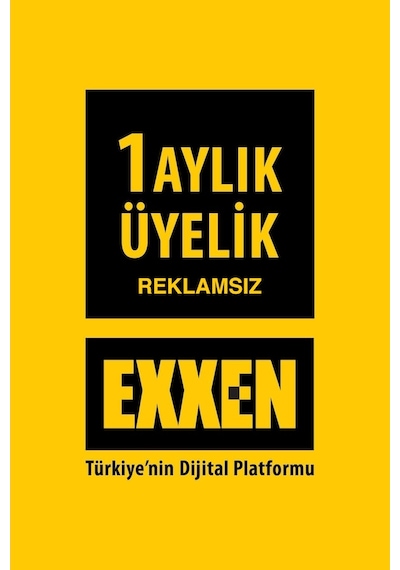 Exxen 1 Aylık Reklamsız Üyelik Paketi - Dijital Abonelik (537839107)