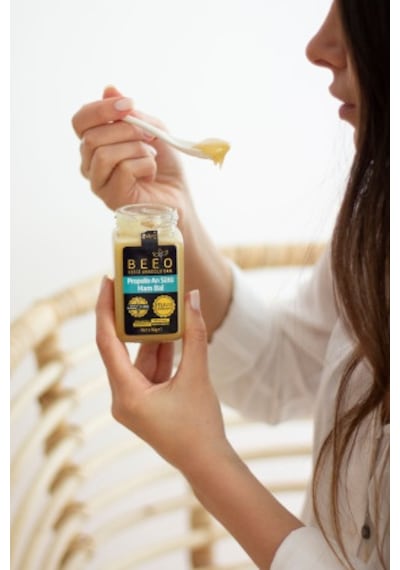 Bee'o Propolis Arı Sütü Ham Bal Karışımı Yetişkin 190 G