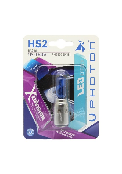 Photon 12 Volt 35/35 Watt Hs2 Model Xen Vision Beyaz Motosiklet Ampulü - 2 Adet