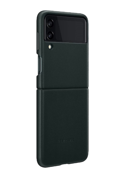 Samsung Uyumlu Galaxy Z Flip3 5G Deri Kilif Hakiki Deri Lether Cover Ef- 396479271