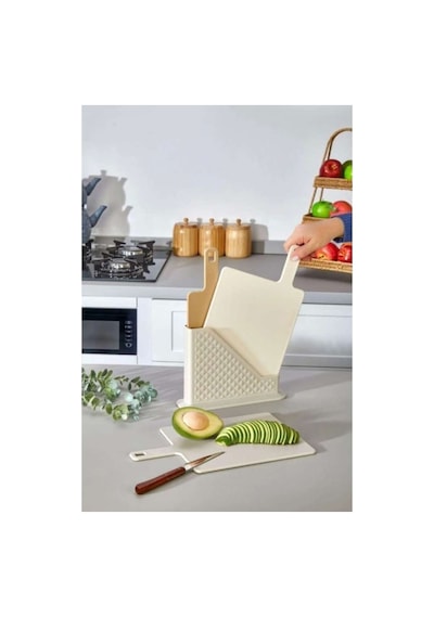 Saplı Kesim Panosu 4 Parça Set Belirtilmemiş