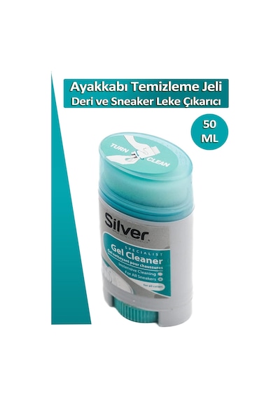Silver Spor Ayakkabı Temizleme Jeli Deri ve Sneaker Temizleyici Yenileyici 50 ML