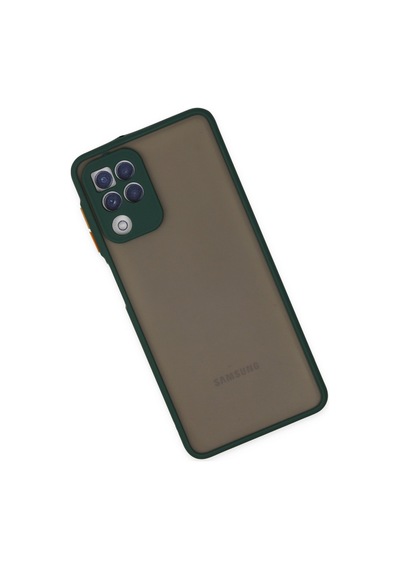 Samsung Galaxy  Uyumlu,  A22 Kılıf Montreal Silikon Kapak - Yeşil