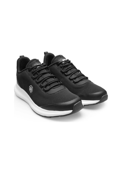 Slazenger Siyah/beyaz Erkek Sneaker Spor Ayakkabı Siyah - Beyaz