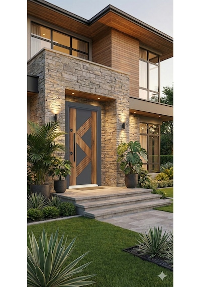 Ses Seri Si Elegance Güvenli K Kapisi Çeli K Kapi - Vi Lla Kapisi 209 X 106 X 92