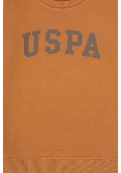 U.S. Polo Assn. Erkek Çocuk Camel Basic Bisiklet Yaka Sweatshirt 50313830-VR233 U.S. Polo Assn. Erkek Çocuk Camel Basic Bisiklet Yaka Sweatshirt 50313830-VR233