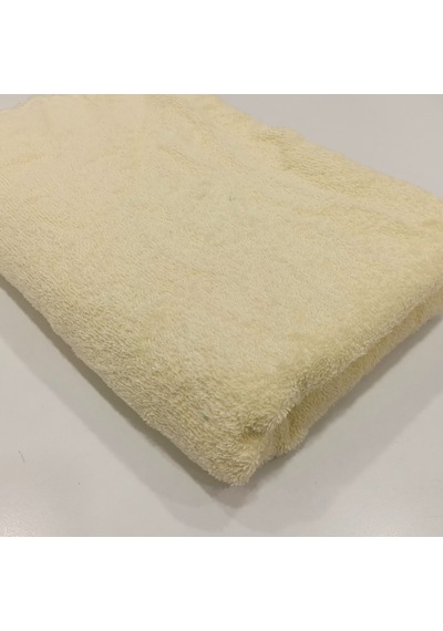 Pamuklu Havlu Kumaş Açık Sarı Sarı