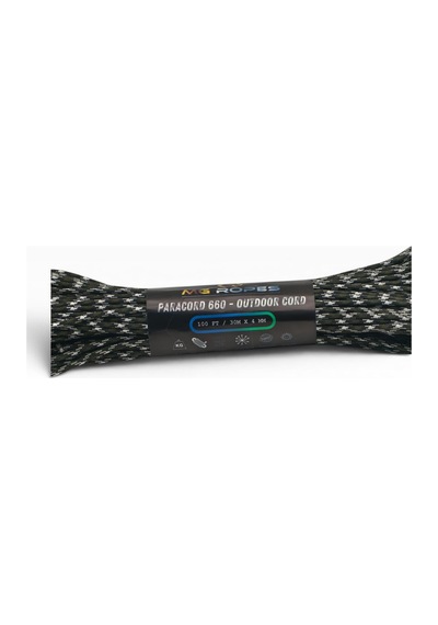 Mg Ropes Bileklik Ve Outdoor Polyester Paracord İp 4 Mm 660 Lb 30 Metre Haki Siyah Kamuflaj 10 Çekirdek