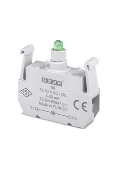 Emas Bk Sinyal Kırmızı Ledli 100-230v Ac