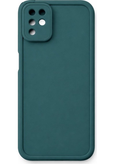 Huawei Nova 6 Se Uyumlu Kamera Çıkıntılı Mat Silikon Telefon Kılıfı Yeşil