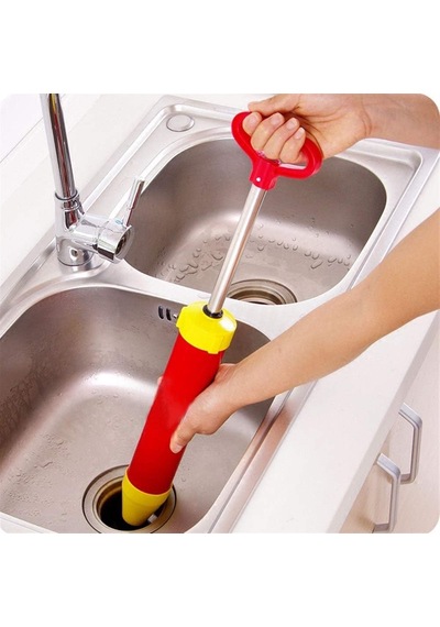 Fcs Bathroom Hava Tahliyesi Blaster Hava Gücü Tuvalet Pompası Ağır Hizmet Lavabo Pompası, Yüksek Basınçlı Hava