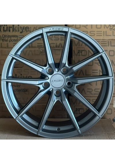 5 112 18 8.0 Et33 Ch72.6 Matt Gun Metal Arceo Monaco Jant