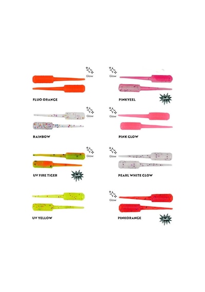 Fujin Baby Fry 2,7cm Lrf Silikon Yem Renk:pearl White Glow
