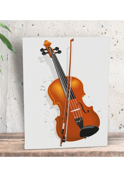 Bk Gift Keman Tasarımlı Dekoratif Mini Kanvas Tablo 15X20Cm-1 (506660912)