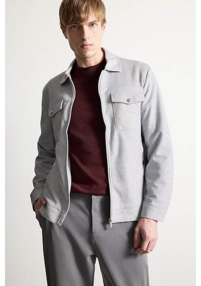 Defacto Slim Fit Astarlı Mevsimlik Gri Erkek Mont D7533ax/gr221
