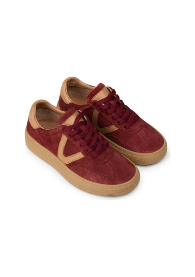 Deery Kadın Bordo Hakiki Süet Sneaker Ayakkabı - N0170zbrdc01