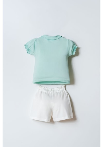 U.s. Polo Assn. Kız Bebek Yeşil Şort Takım 5274-50153 Yeşil