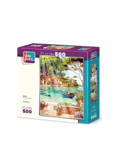 Dağ Evi Ve Güne Merhaba İkili Set - 1000 + 500 Parça İkili Puzzle Seti
