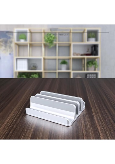Lexroo Laptop Standı Dikey Metal Stand Macbook İle Uyumlu Ergonomik Notebook Bilgisayar Tutucu