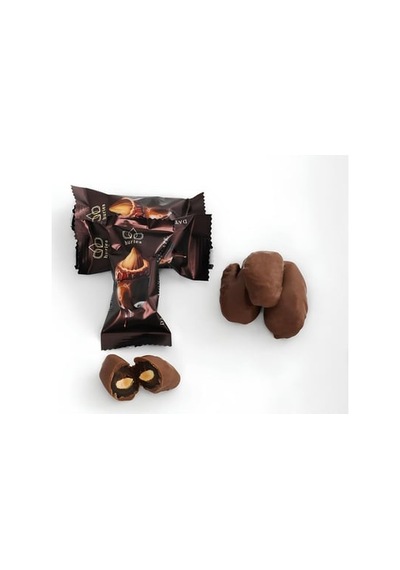 Sütlü Çikolata Kaplı Bademli Hurma 200 Gr 8'li Paket
