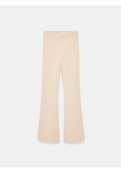 Dilvin 73037 Fermuar Detaylı Flare Pantalon Koyu Taş